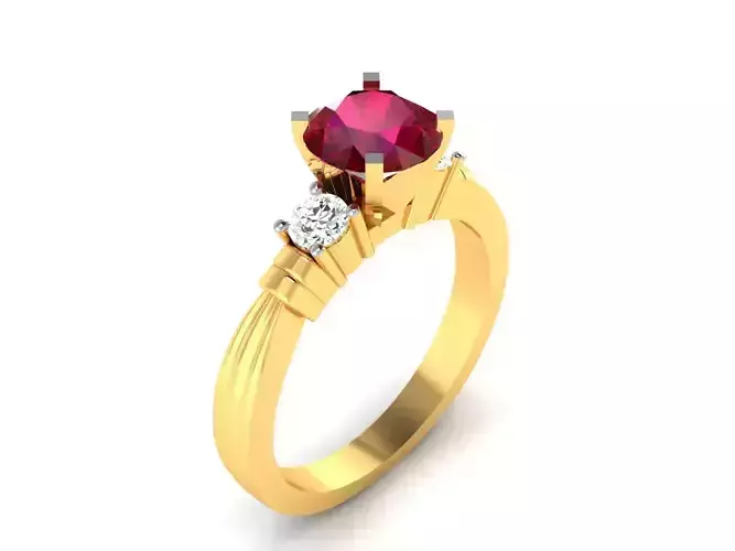 Women Ring 3dm render detail