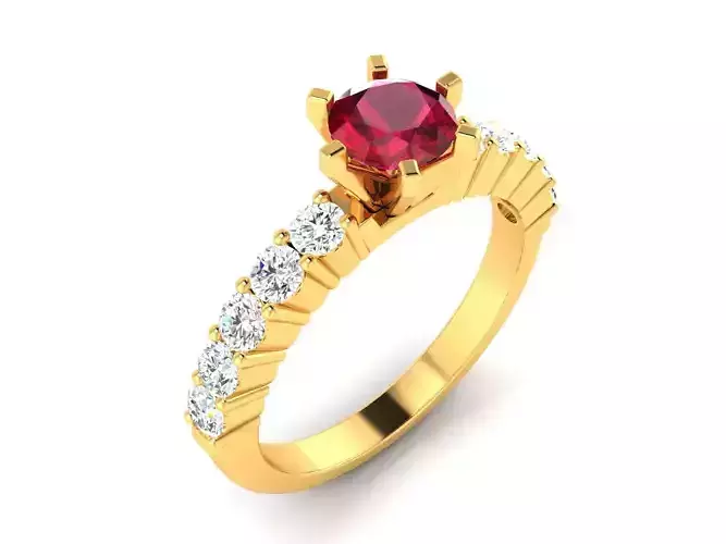 Women Ring 3dm render detail