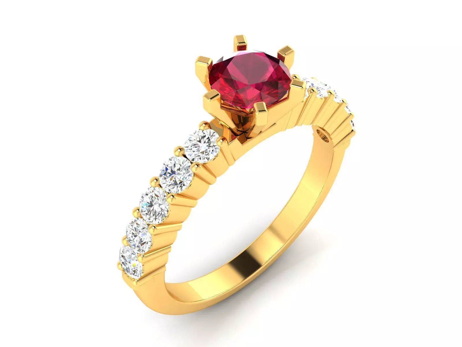 Women Ring 3dm render detail 3D print model_0