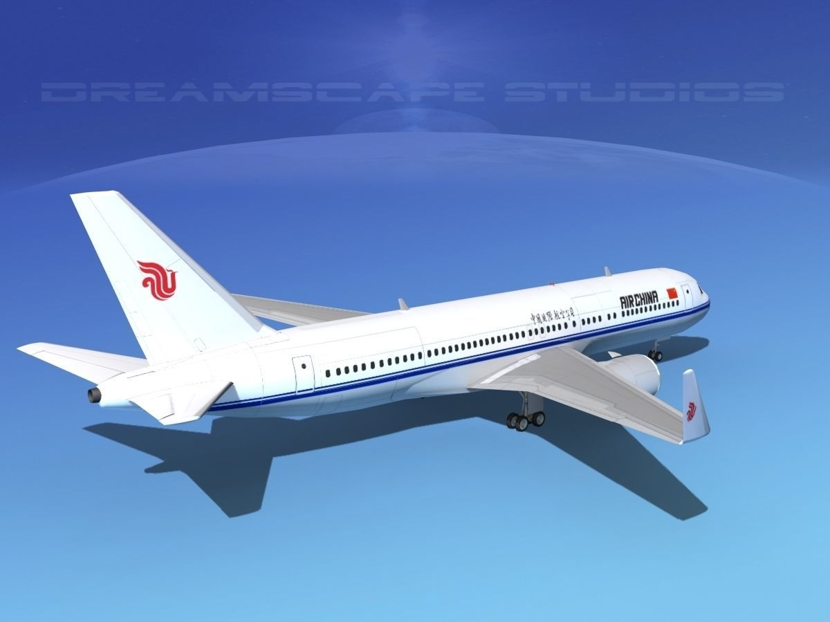 Boeing 767-300 Air China 3D model_5