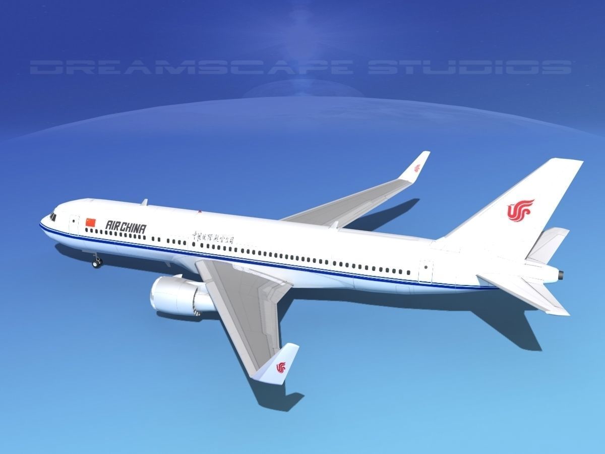 Boeing 767-300 Air China 3D model_8