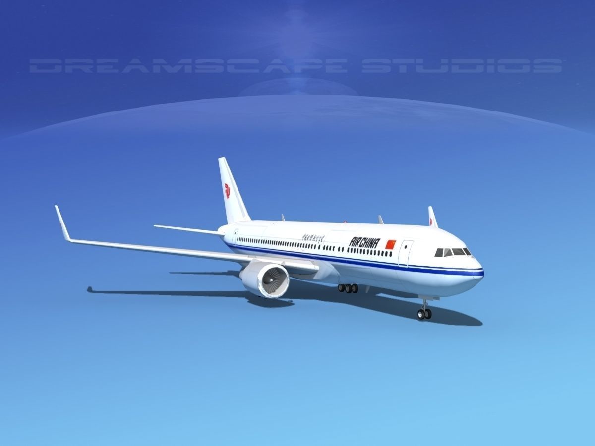 Boeing 767-300 Air China 3D model_2