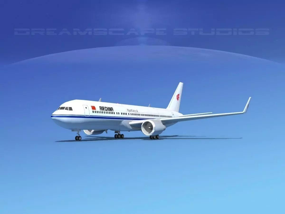 Boeing 767-300 Air China 3D model_0