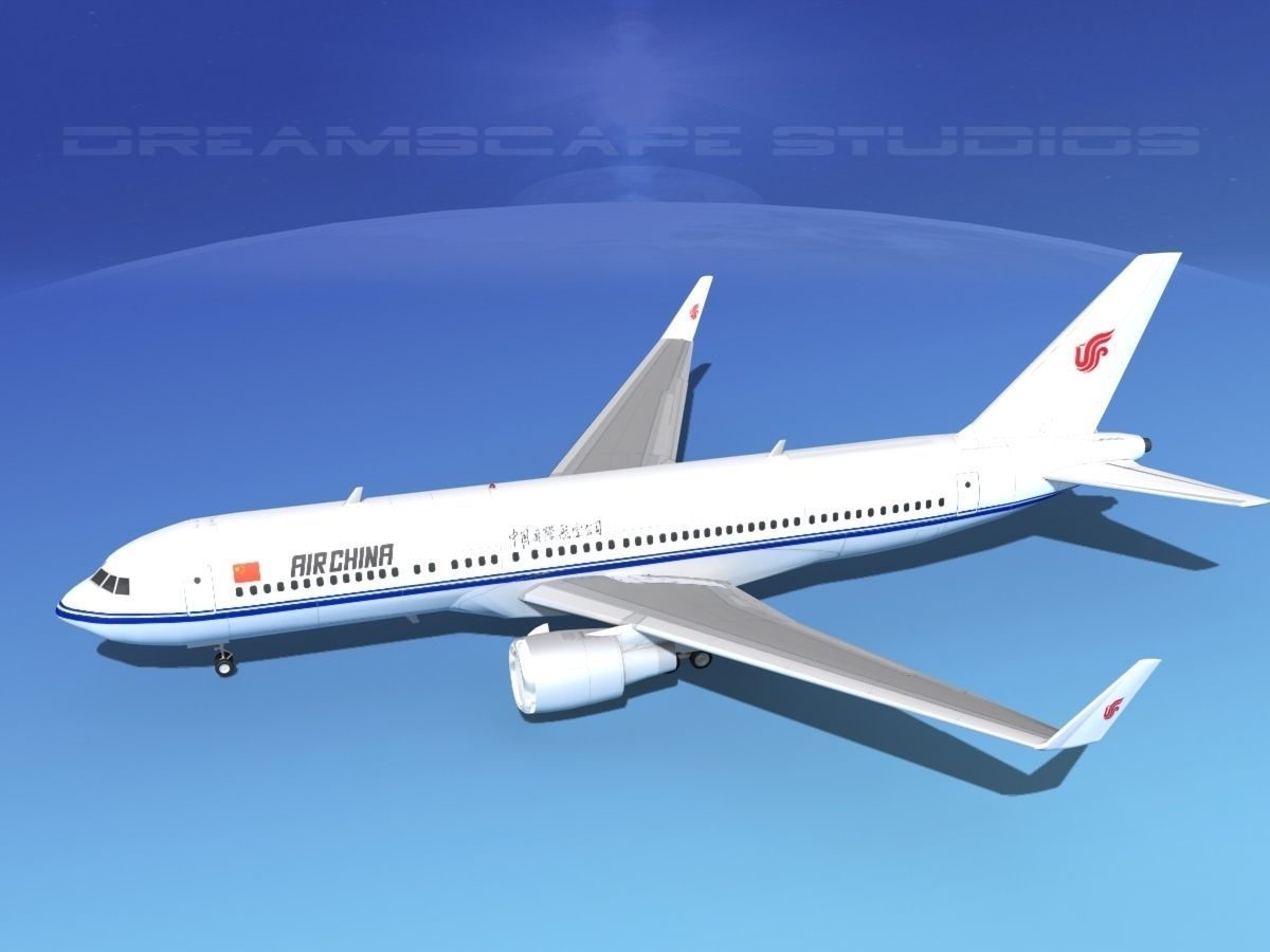 Boeing 767-300 Air China 3D model_9