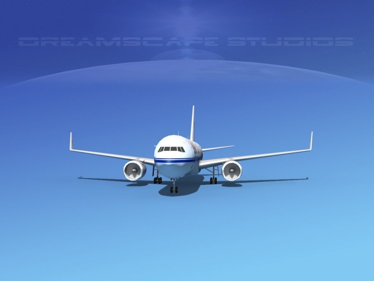 Boeing 767-300 Air China 3D model_1