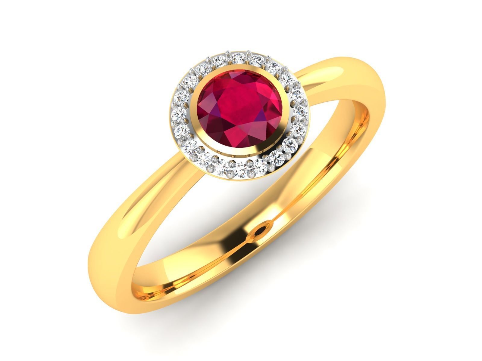 Women Ring 3dm render detail 3D print model_1