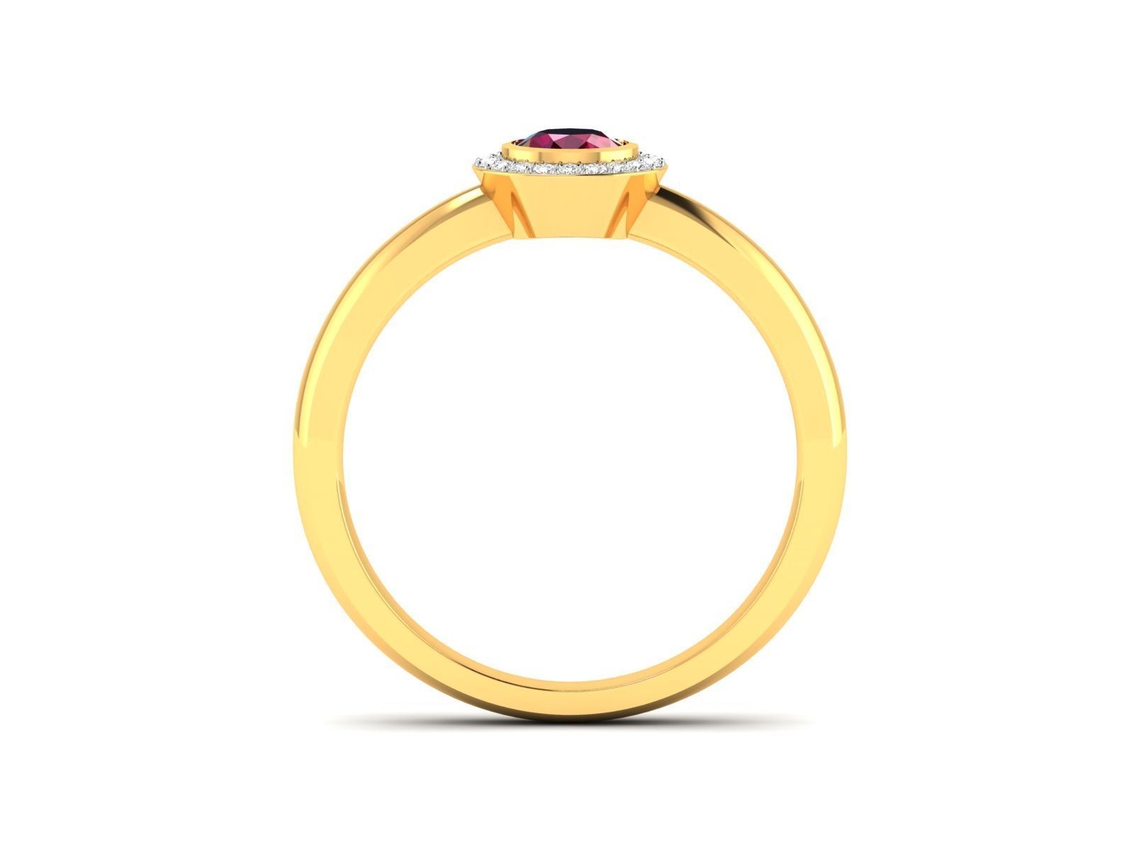 Women Ring 3dm render detail 3D print model_3