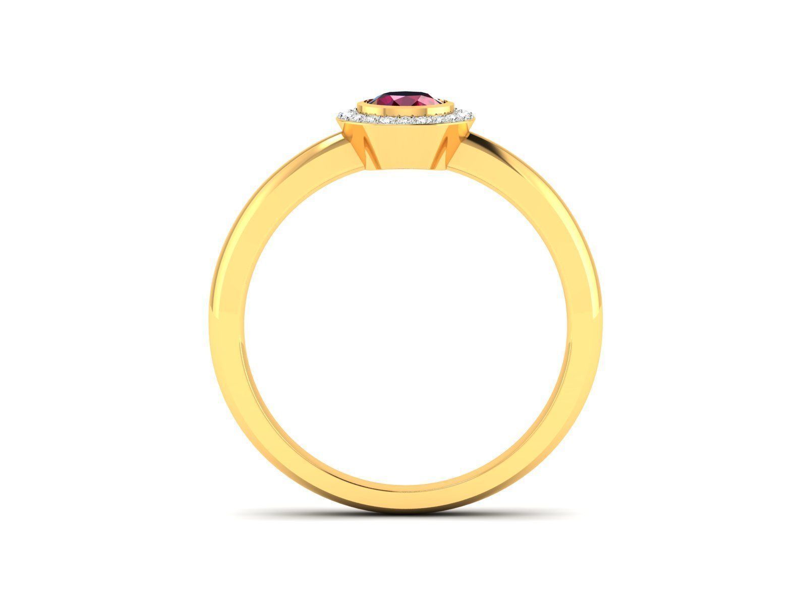 Women Ring 3dm render detail 3D print model_2