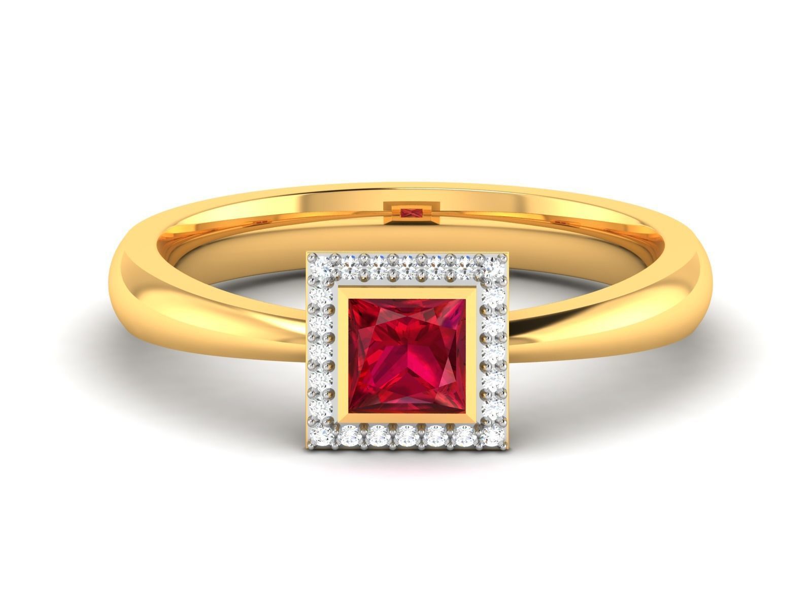 Women Ring 3dm render detail 3D print model_7