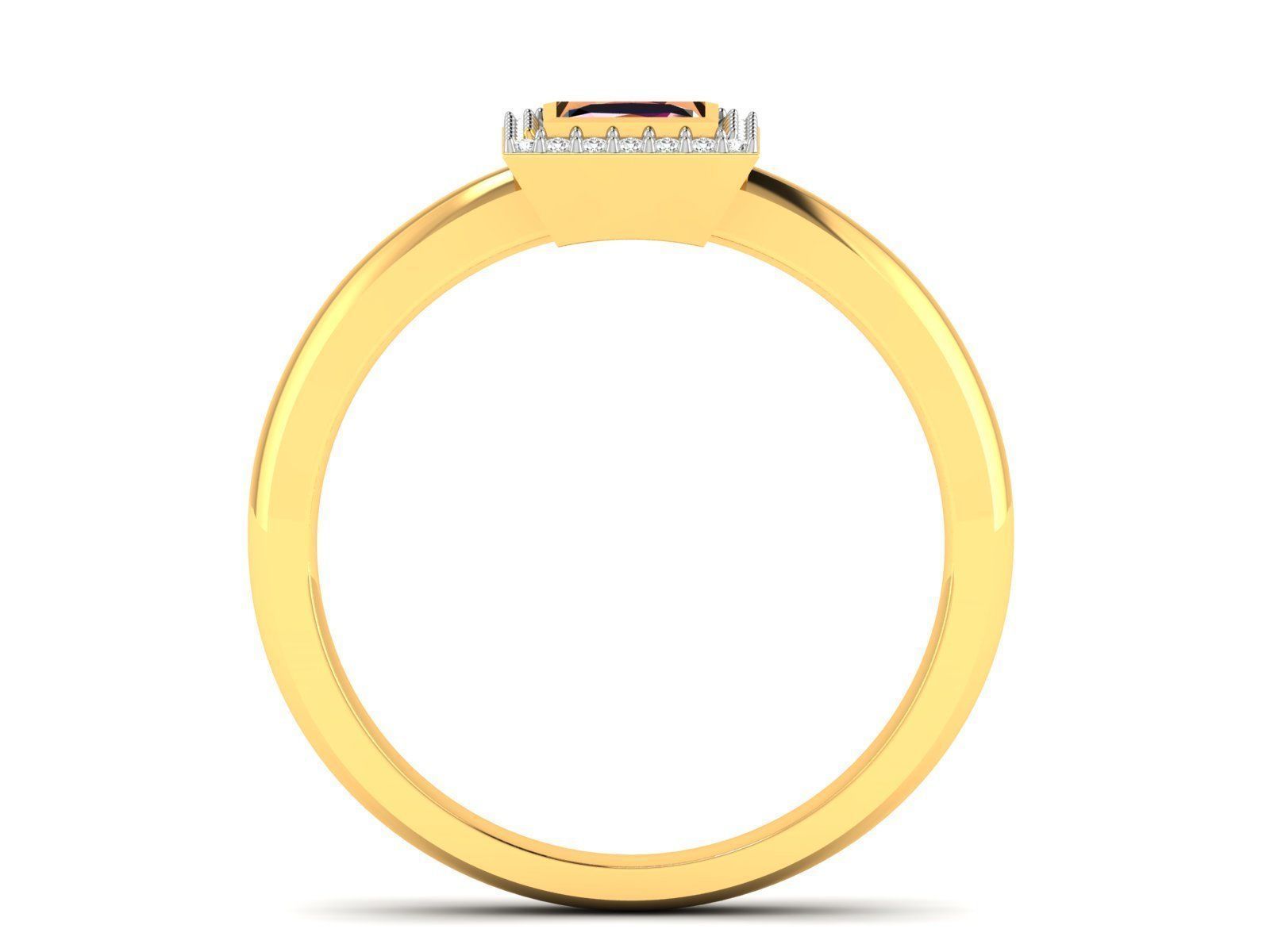 Women Ring 3dm render detail 3D print model_2