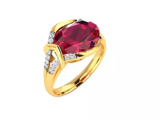 Women Ring 3dm render detail