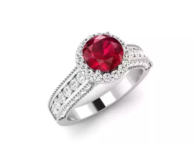 Women Ring 3dm render detail