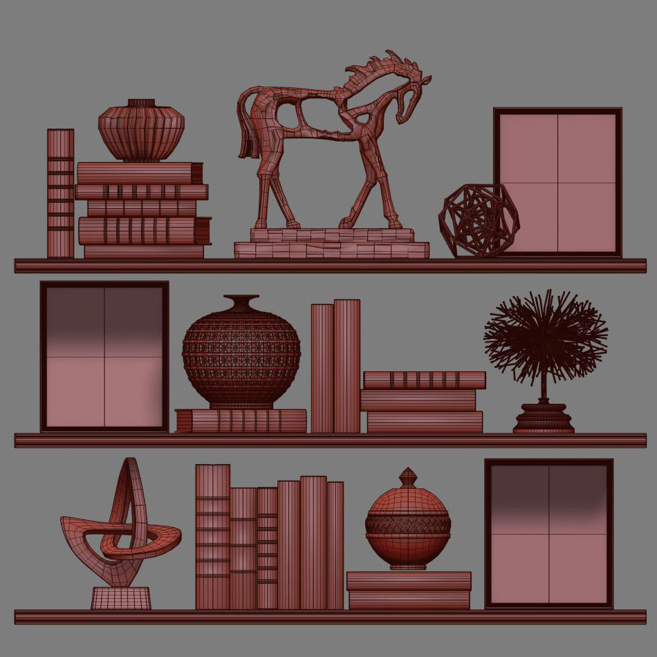 Decor Set 50 3D model_4