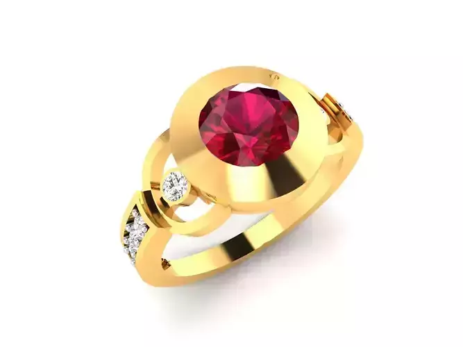 Women Ring 3dm render detail