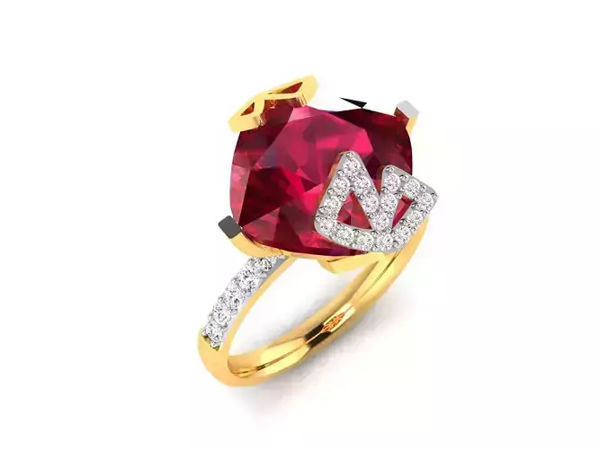 Women Ring 3dm render detail