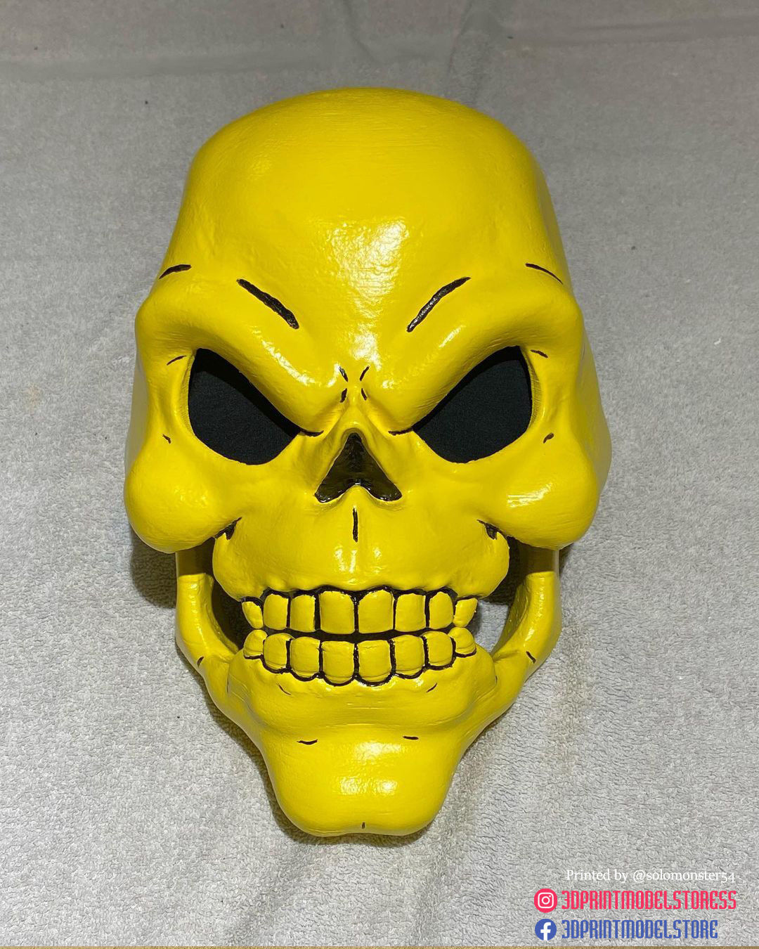 Skeletor Mask 1980 He-Man Masters Of The Universe 3D print model_5