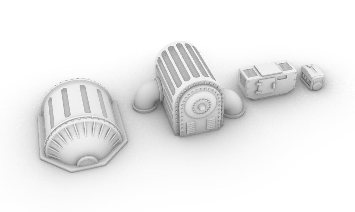Power generators Pack 3D print model_7