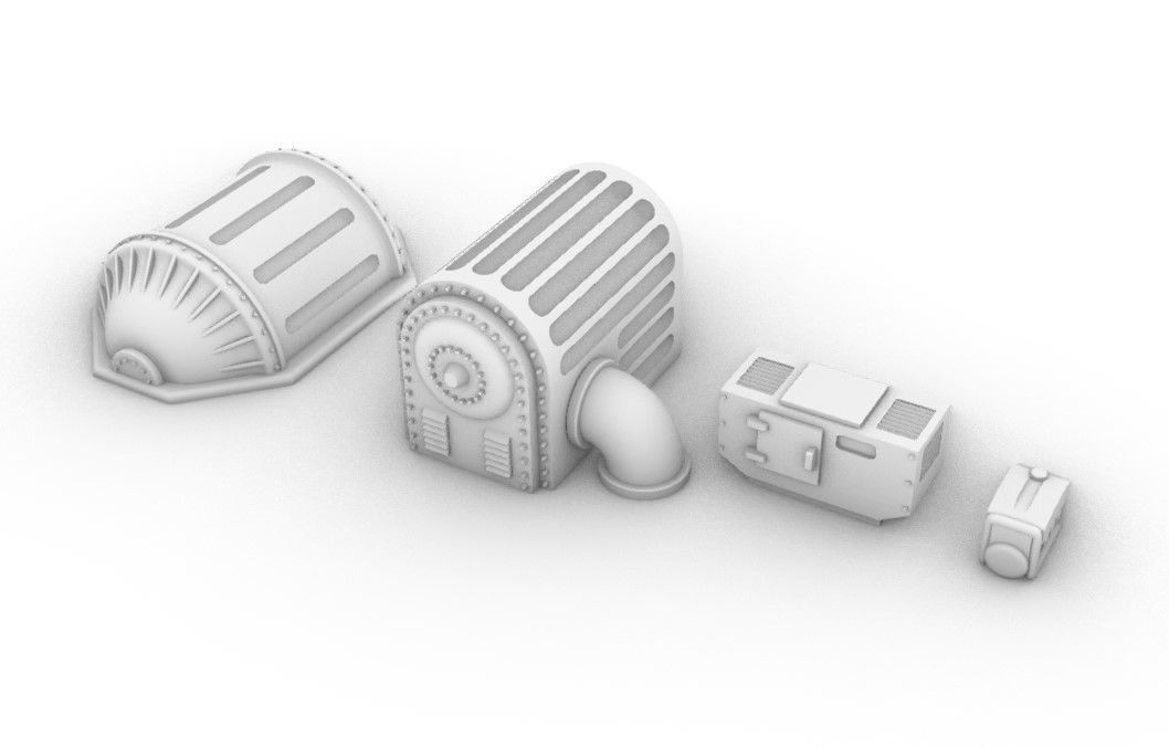 Power generators Pack 3D print model_5
