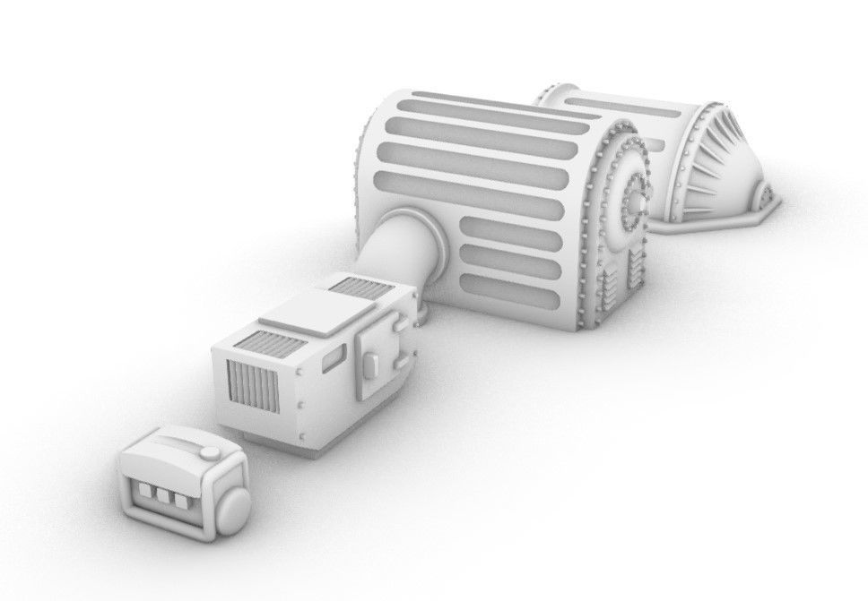 Power generators Pack 3D print model_1