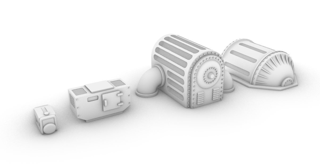 Power generators Pack 3D print model_2