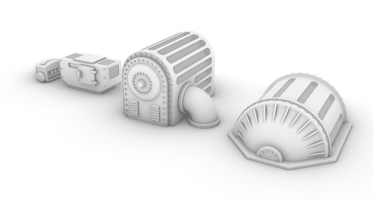 Power generators Pack 3D print model_4