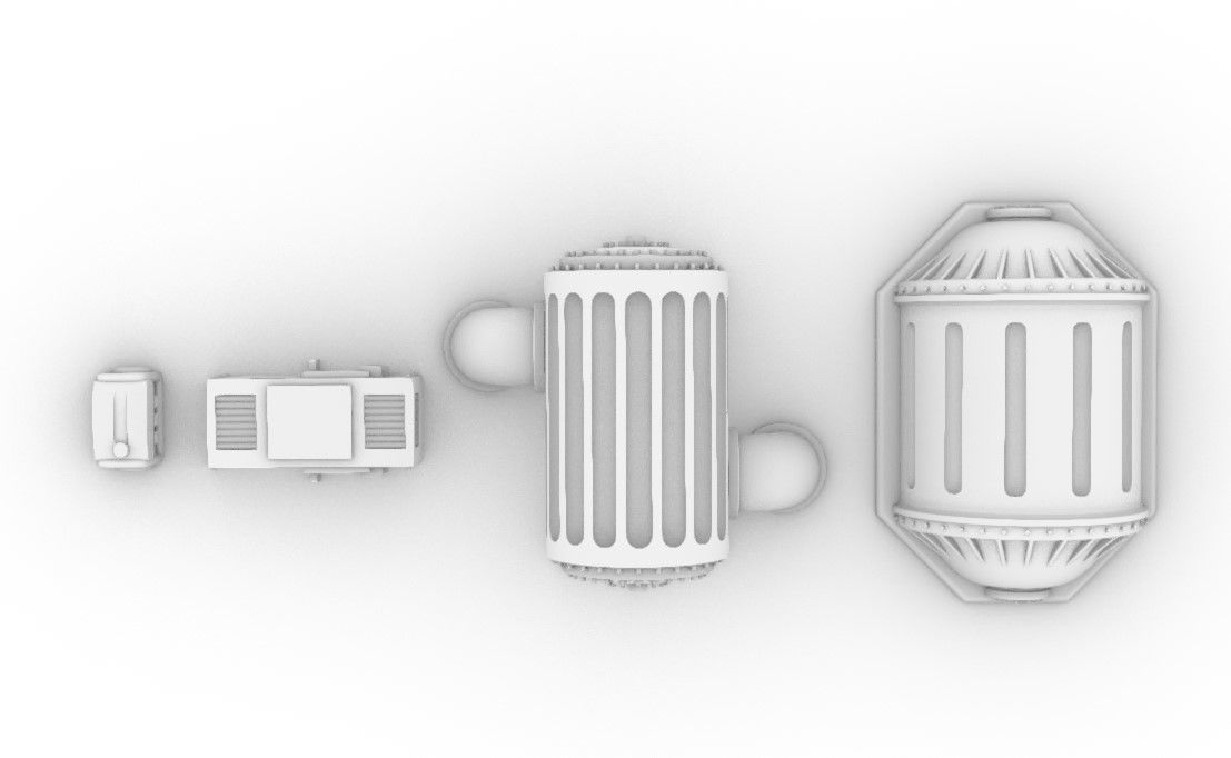 Power generators Pack 3D print model_9