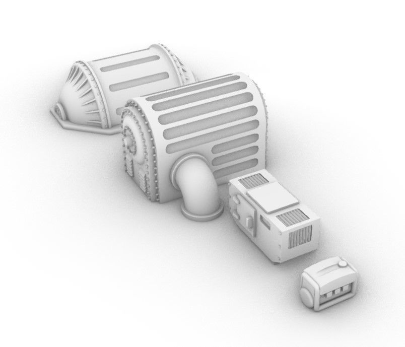 Power generators Pack 3D print model_8