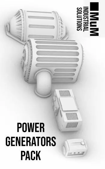 Power generators Pack 3D print model_0
