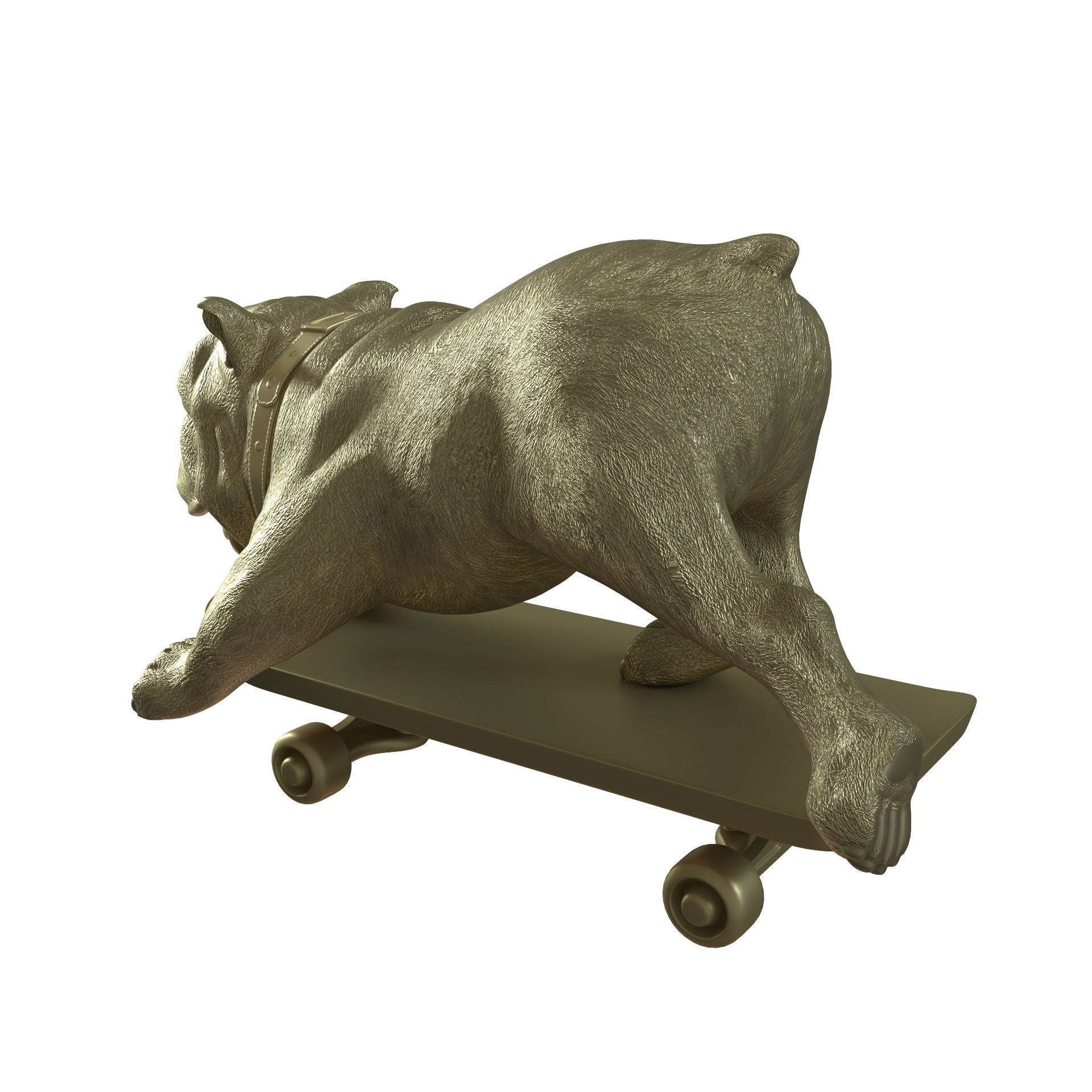 Skating Dog and the BoConcept decor set 3D model_26