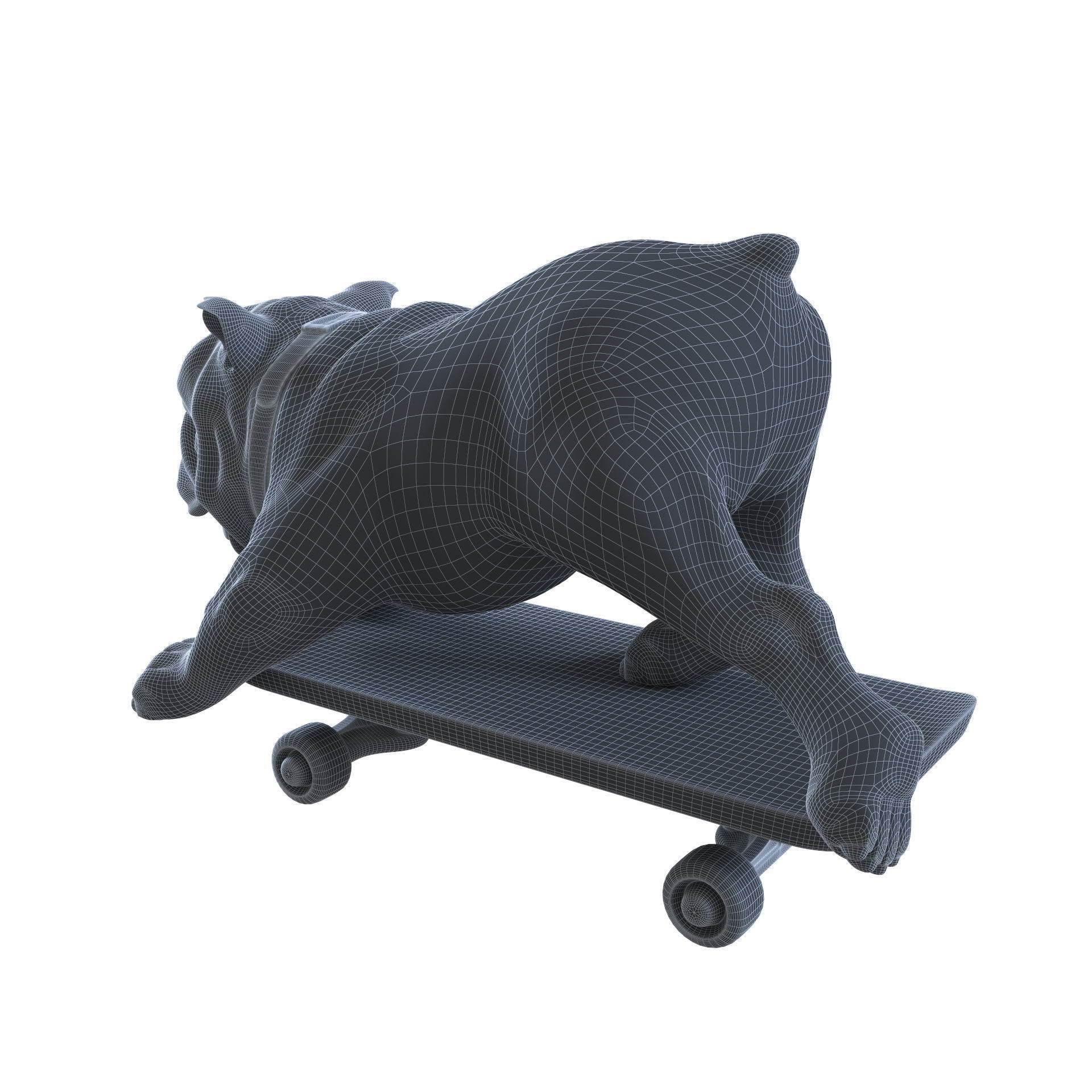 Skating Dog and the BoConcept decor set 3D model_66