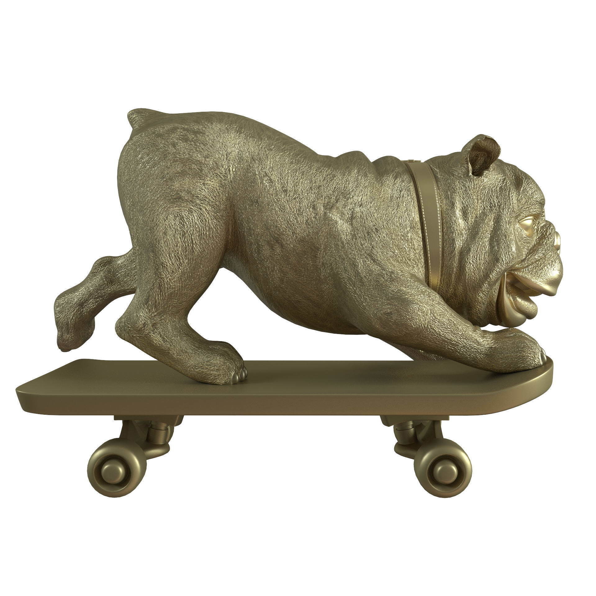 Skating Dog and the BoConcept decor set 3D model_24