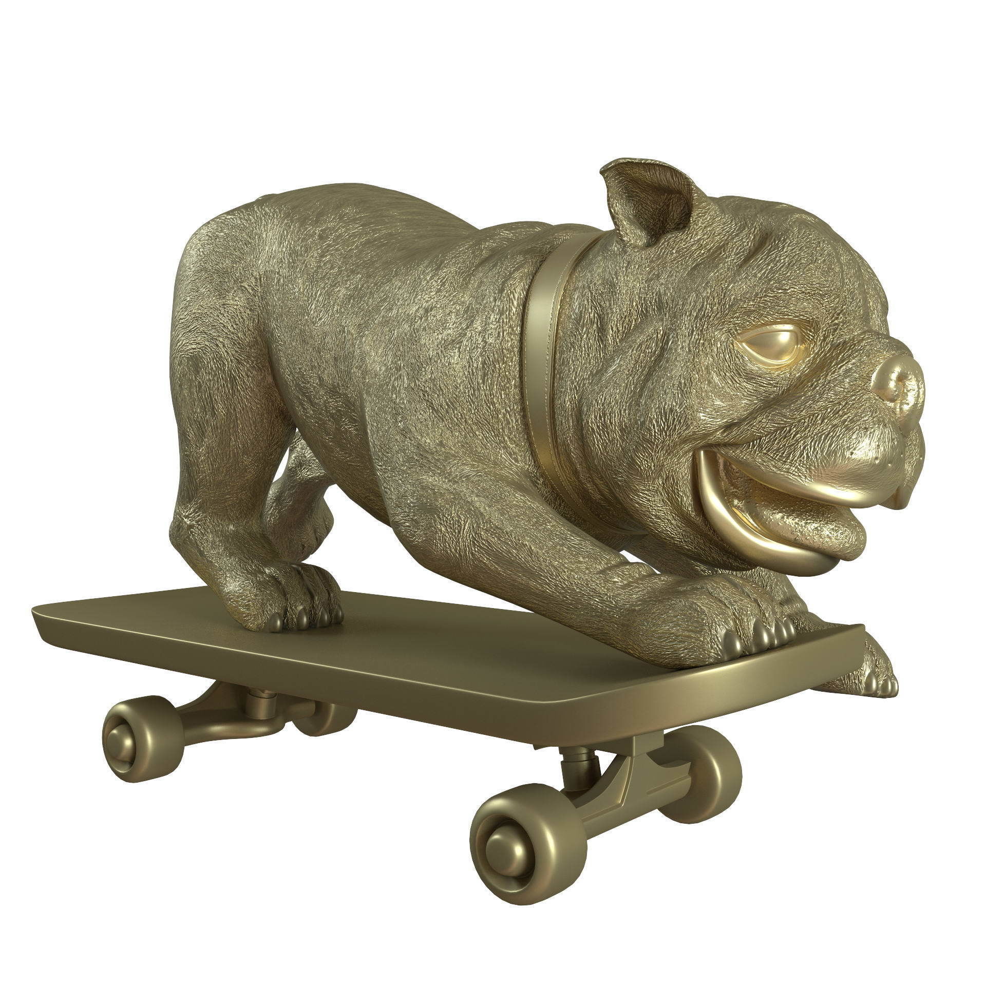 Skating Dog and the BoConcept decor set 3D model_25