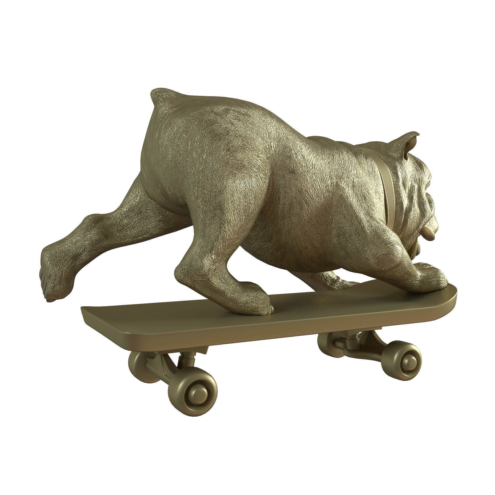 Skating Dog and the BoConcept decor set 3D model_29