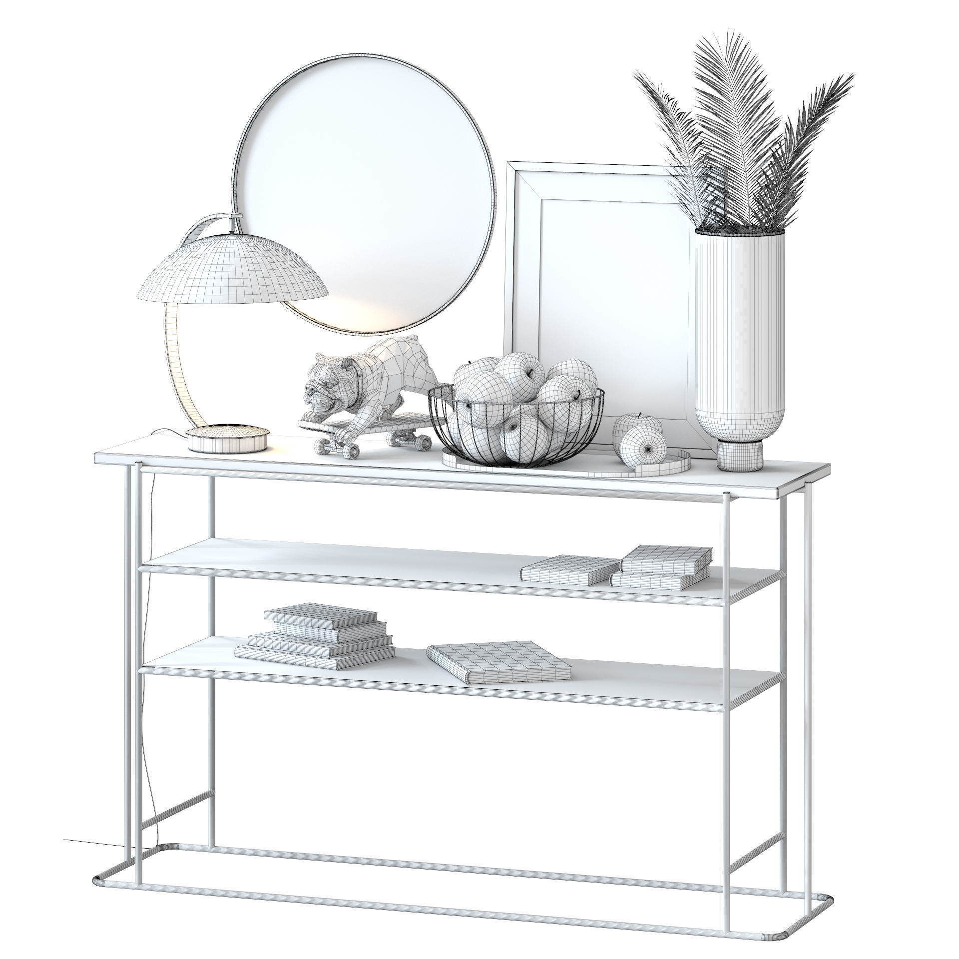 Skating Dog and the BoConcept decor set 3D model_38