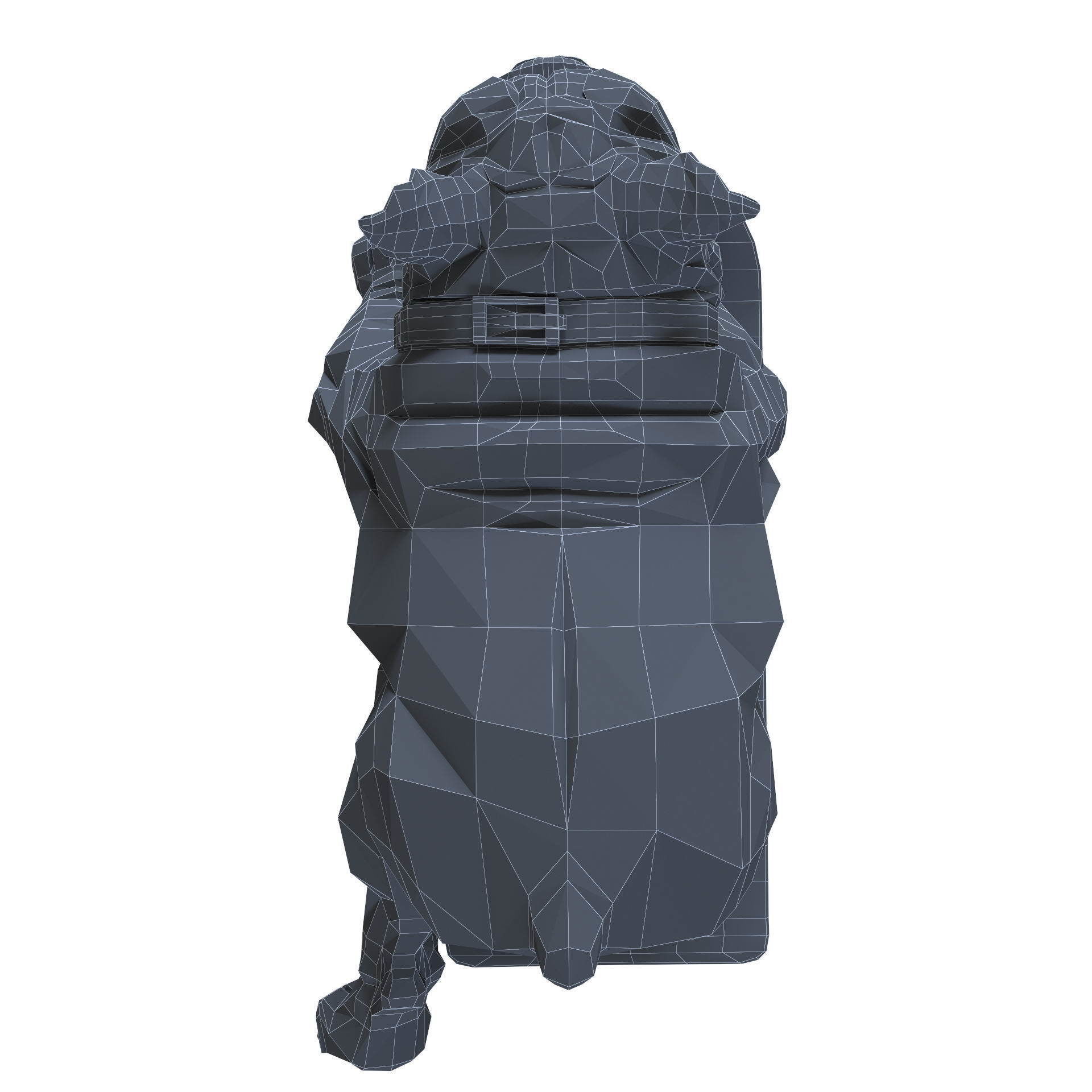 Skating Dog and the BoConcept decor set 3D model_72