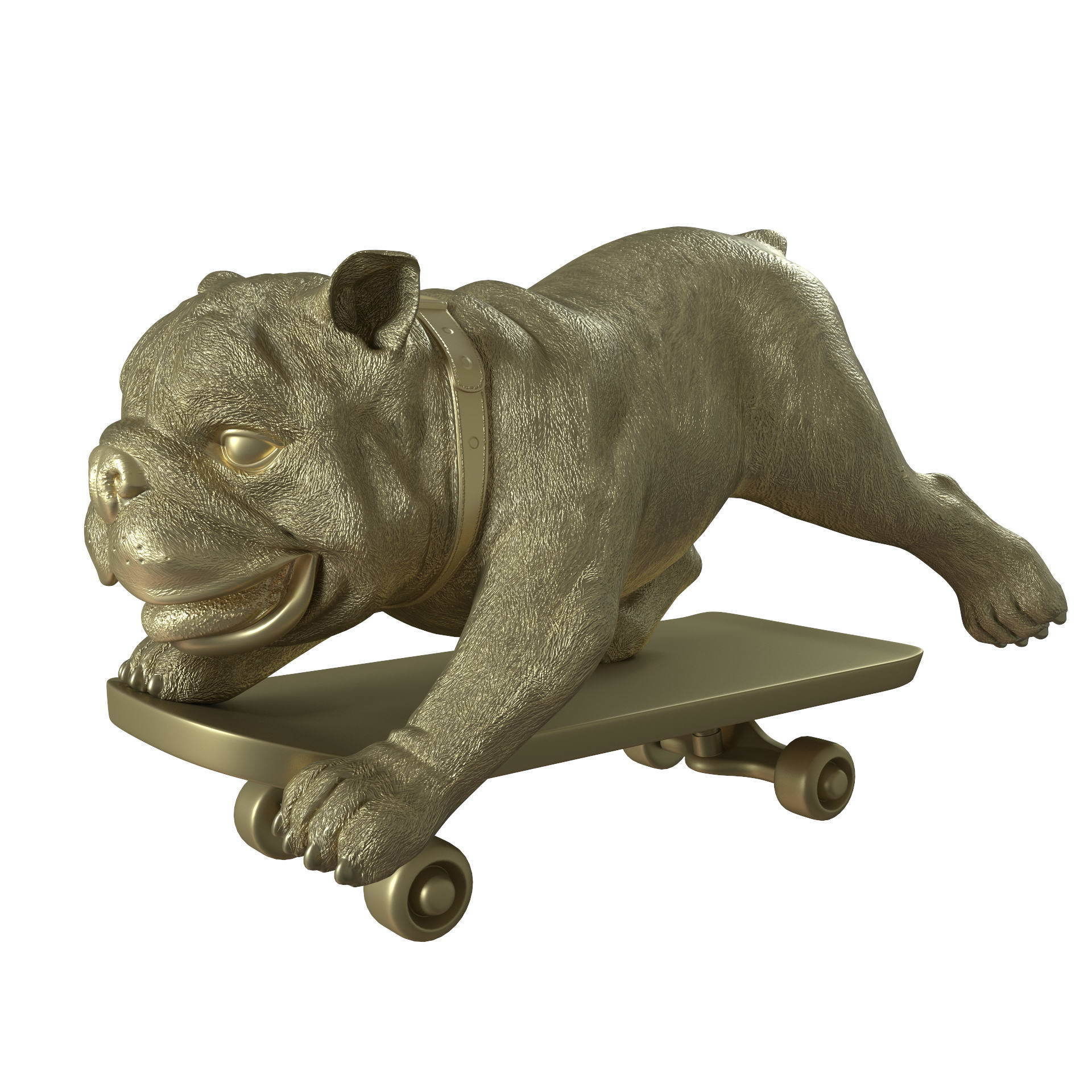 Skating Dog and the BoConcept decor set 3D model_9