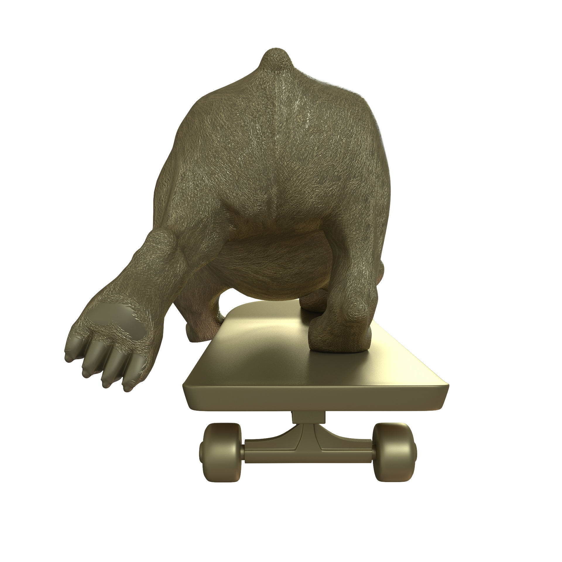 Skating Dog and the BoConcept decor set 3D model_27