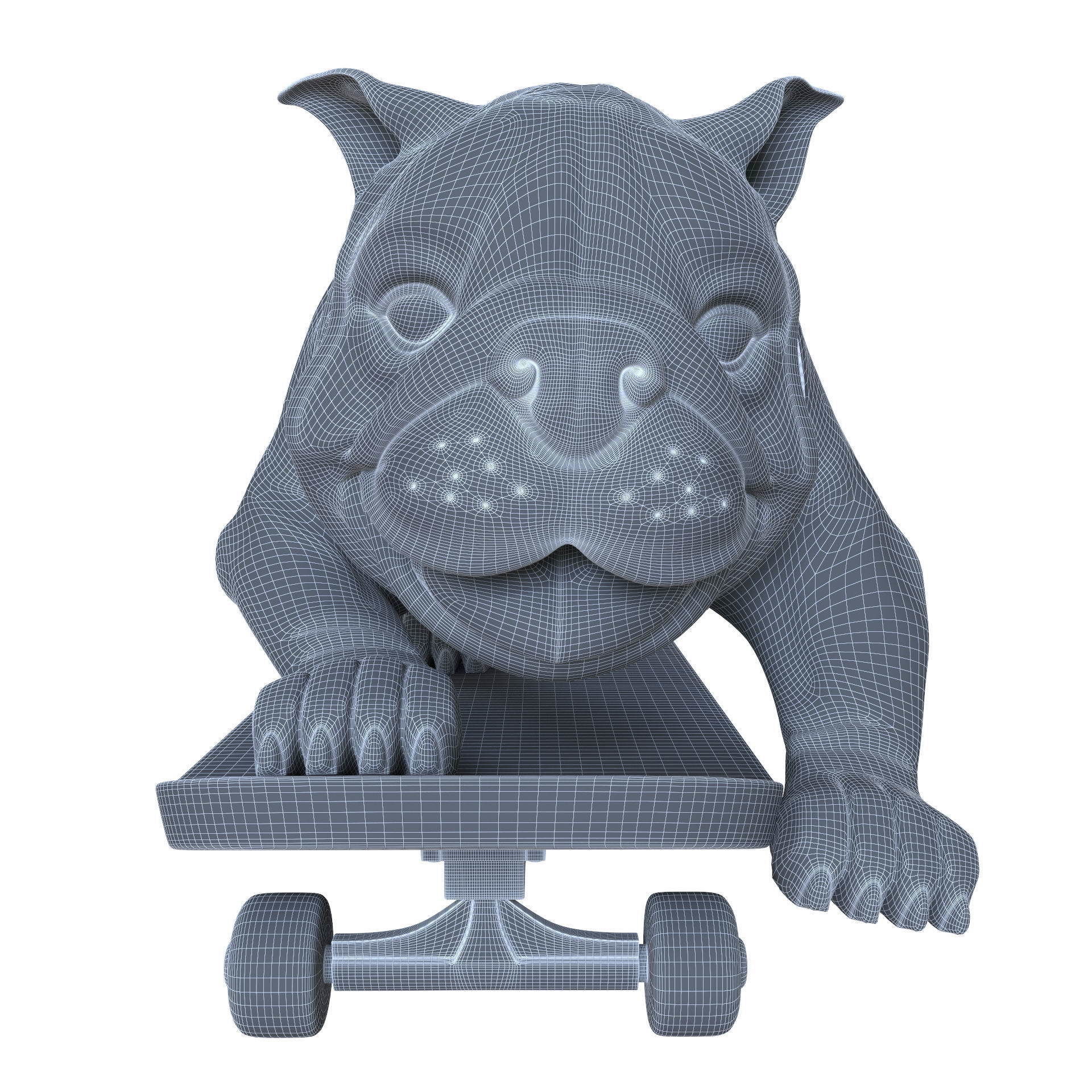 Skating Dog and the BoConcept decor set 3D model_68