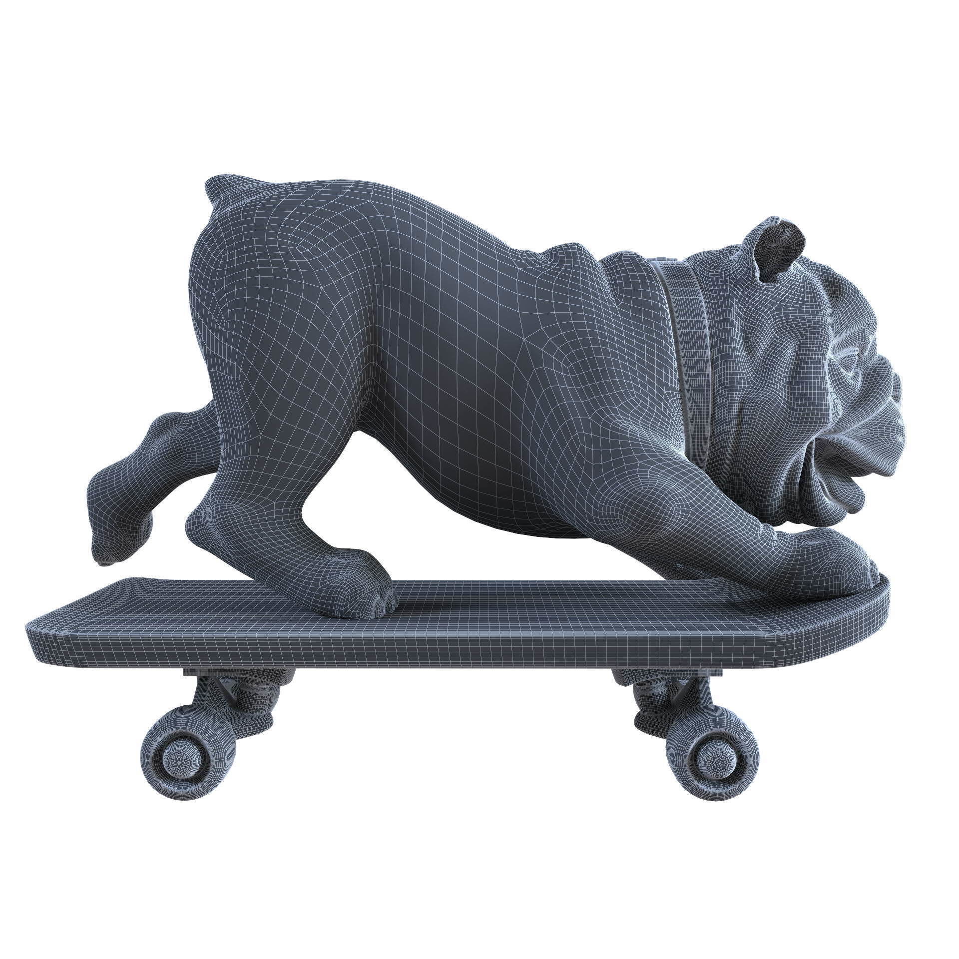 Skating Dog and the BoConcept decor set 3D model_62