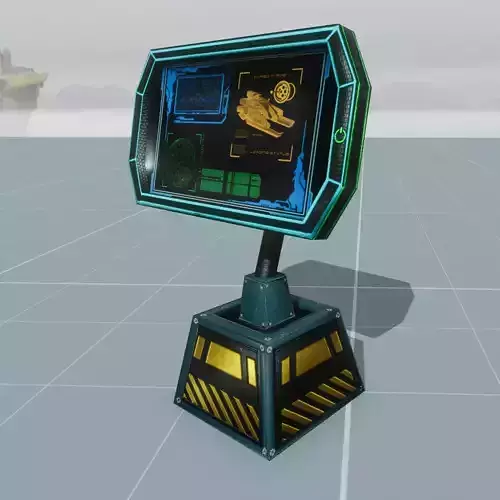 Sci Fi Futuristic Screen and Display