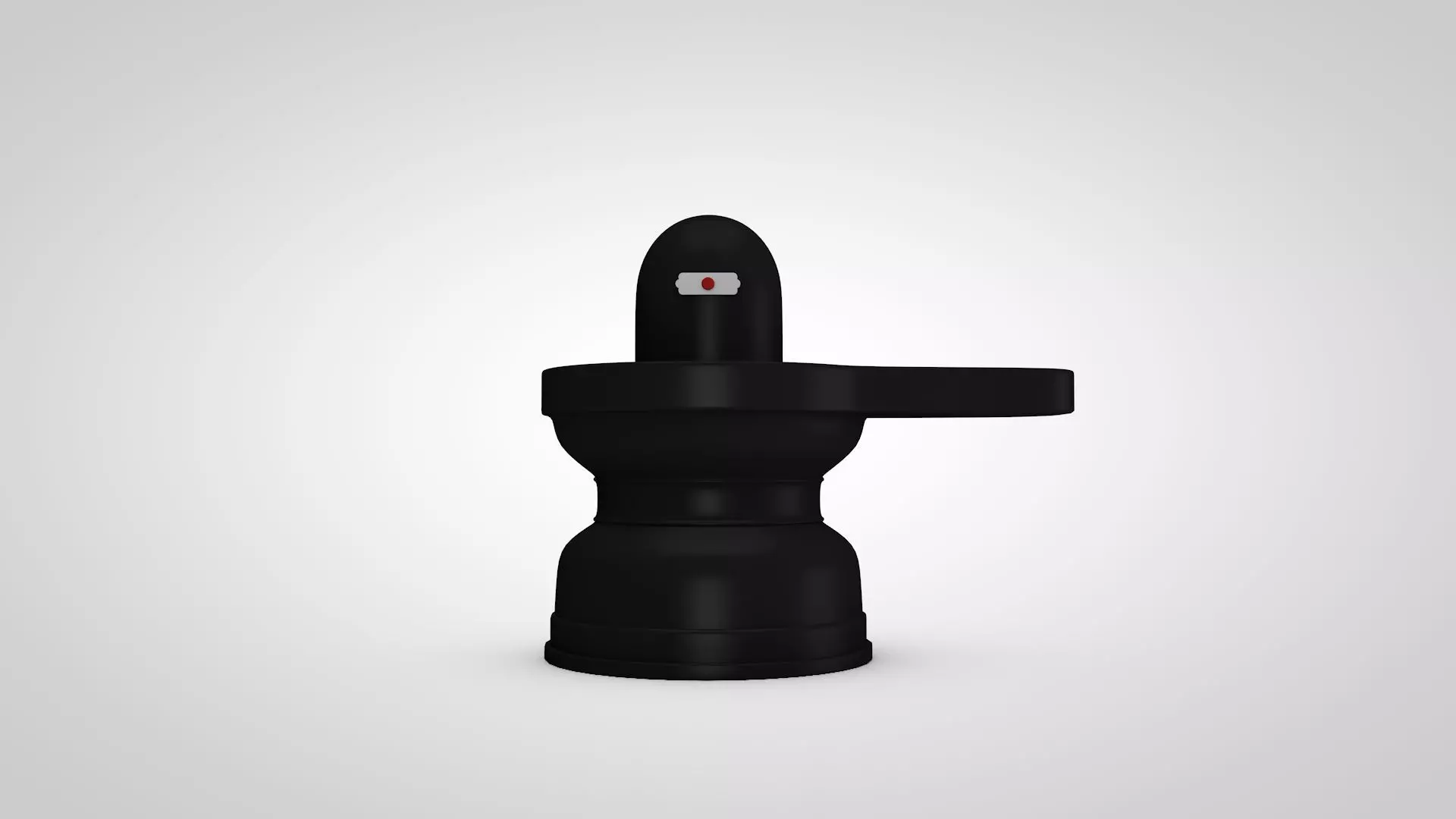 Shiva Lingam Low-poly 3D model_0