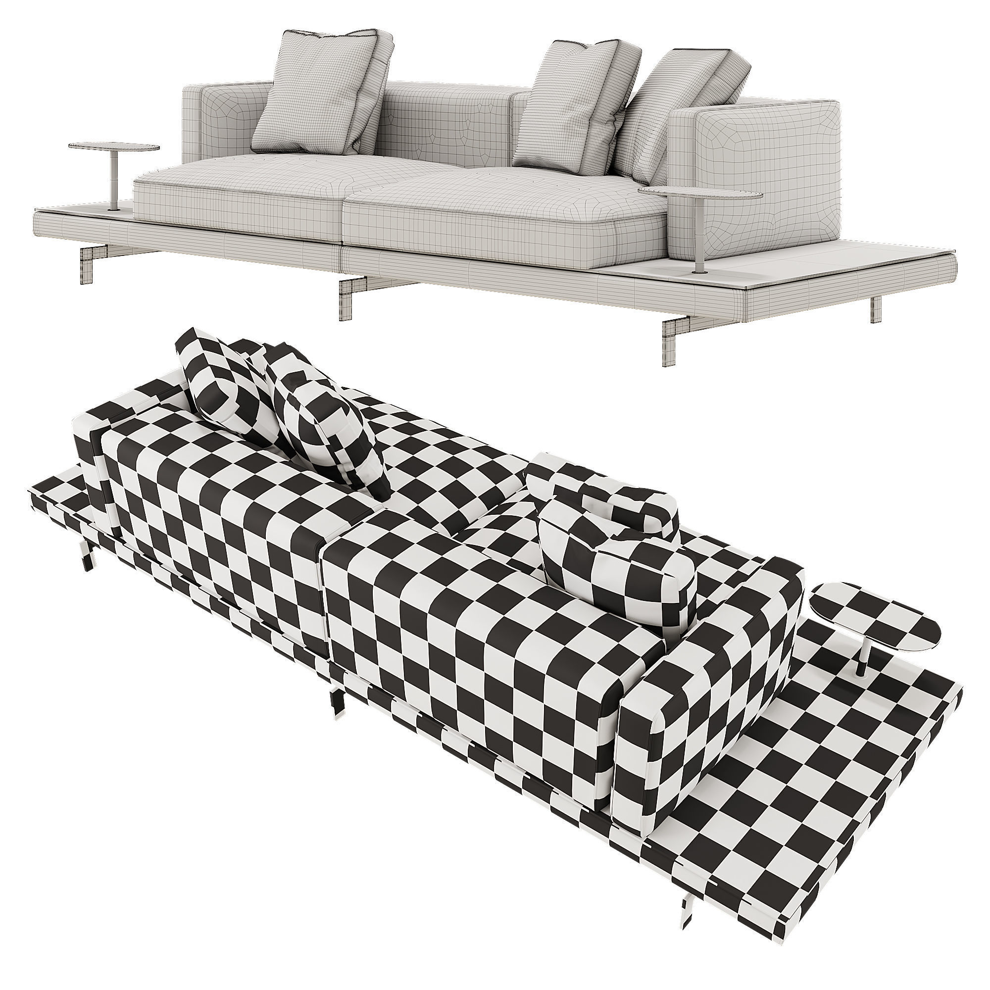 Dock Sofa option 05 3D model_5