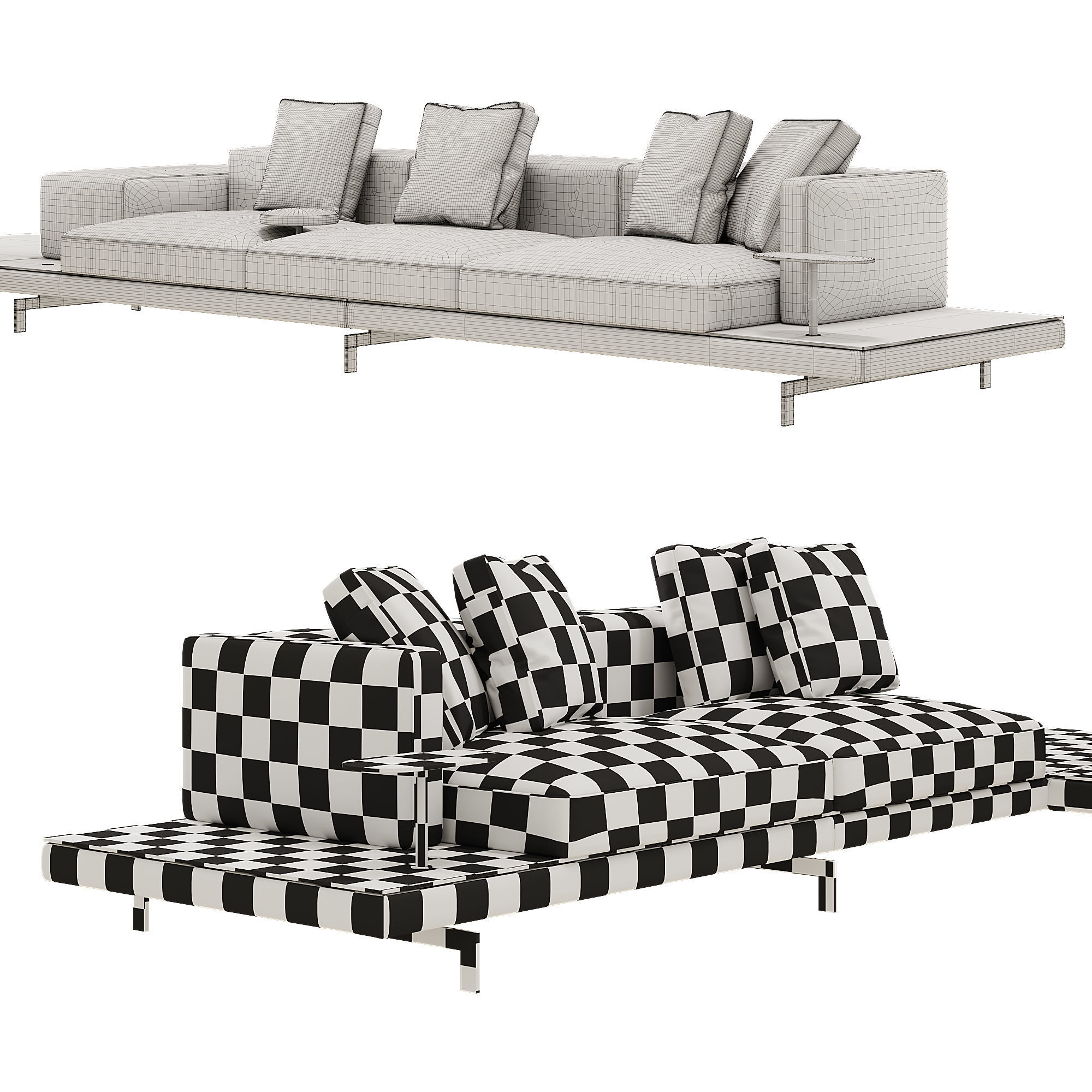 Dock Sofa option 01 3D model_5