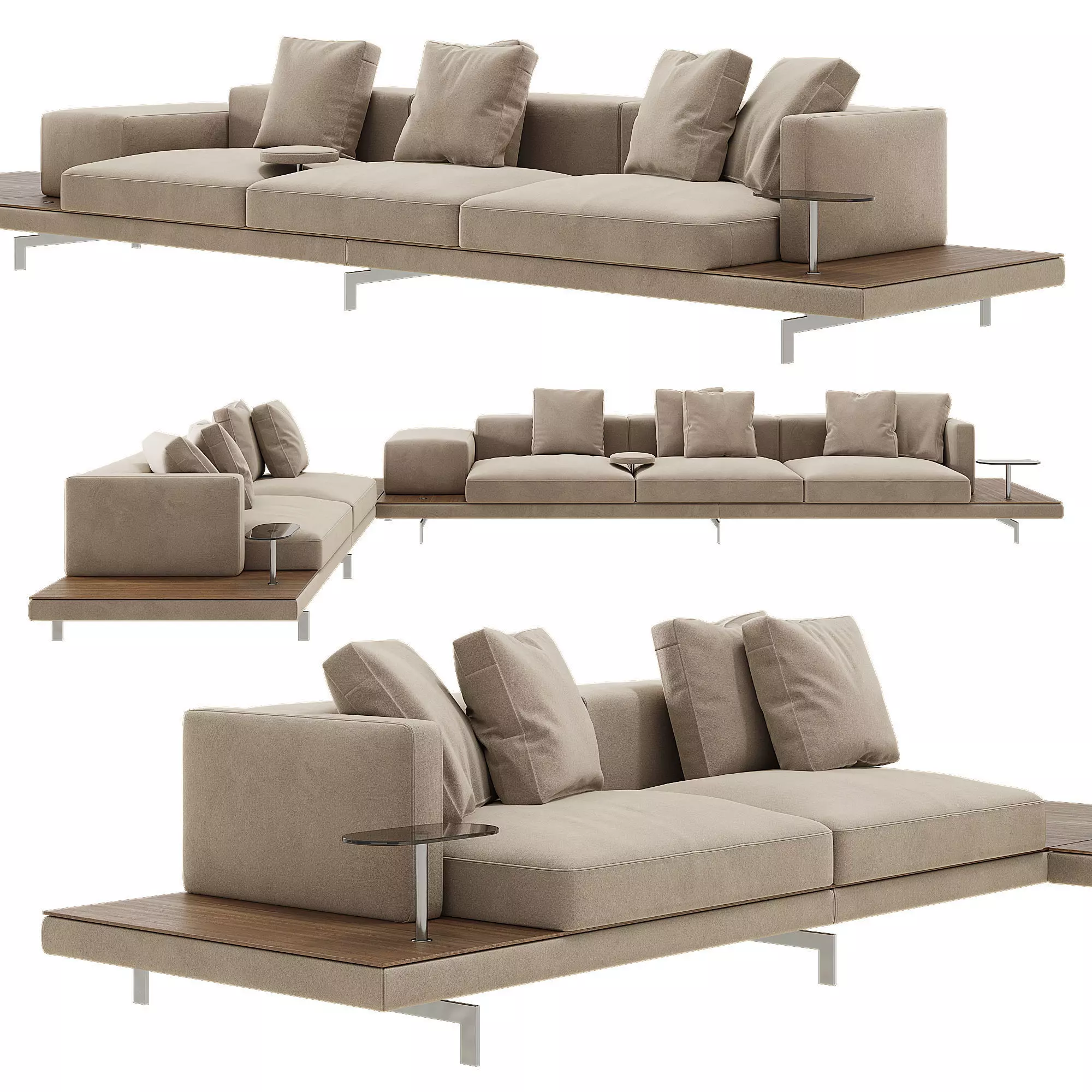 Dock Sofa option 01 3D model_0