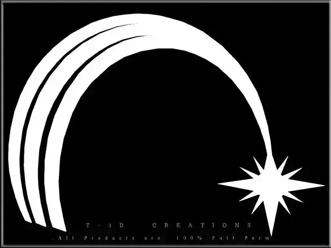 Christmas shooting star