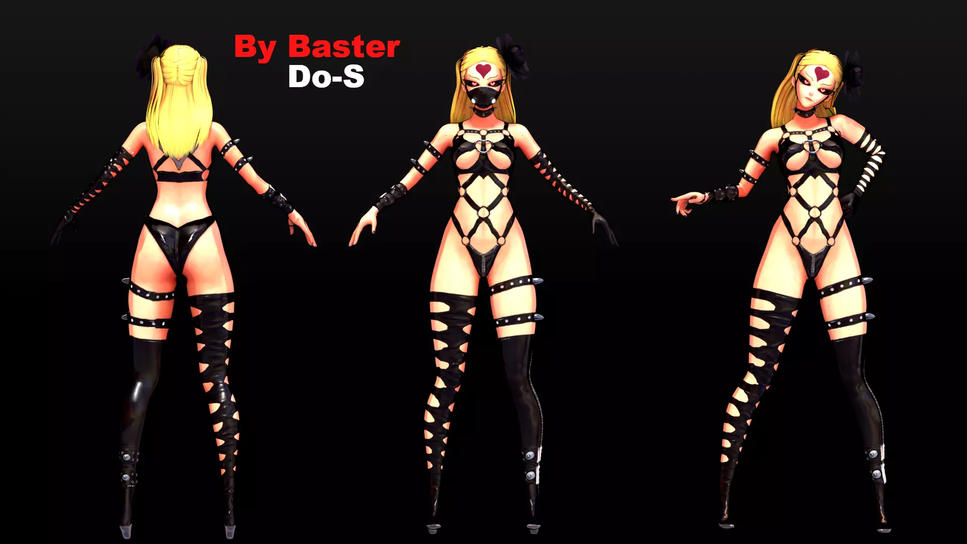 D0-S One Punch Man Low-poly 3D model_0