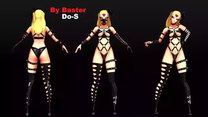 D0-S One Punch Man Low-poly 3D model