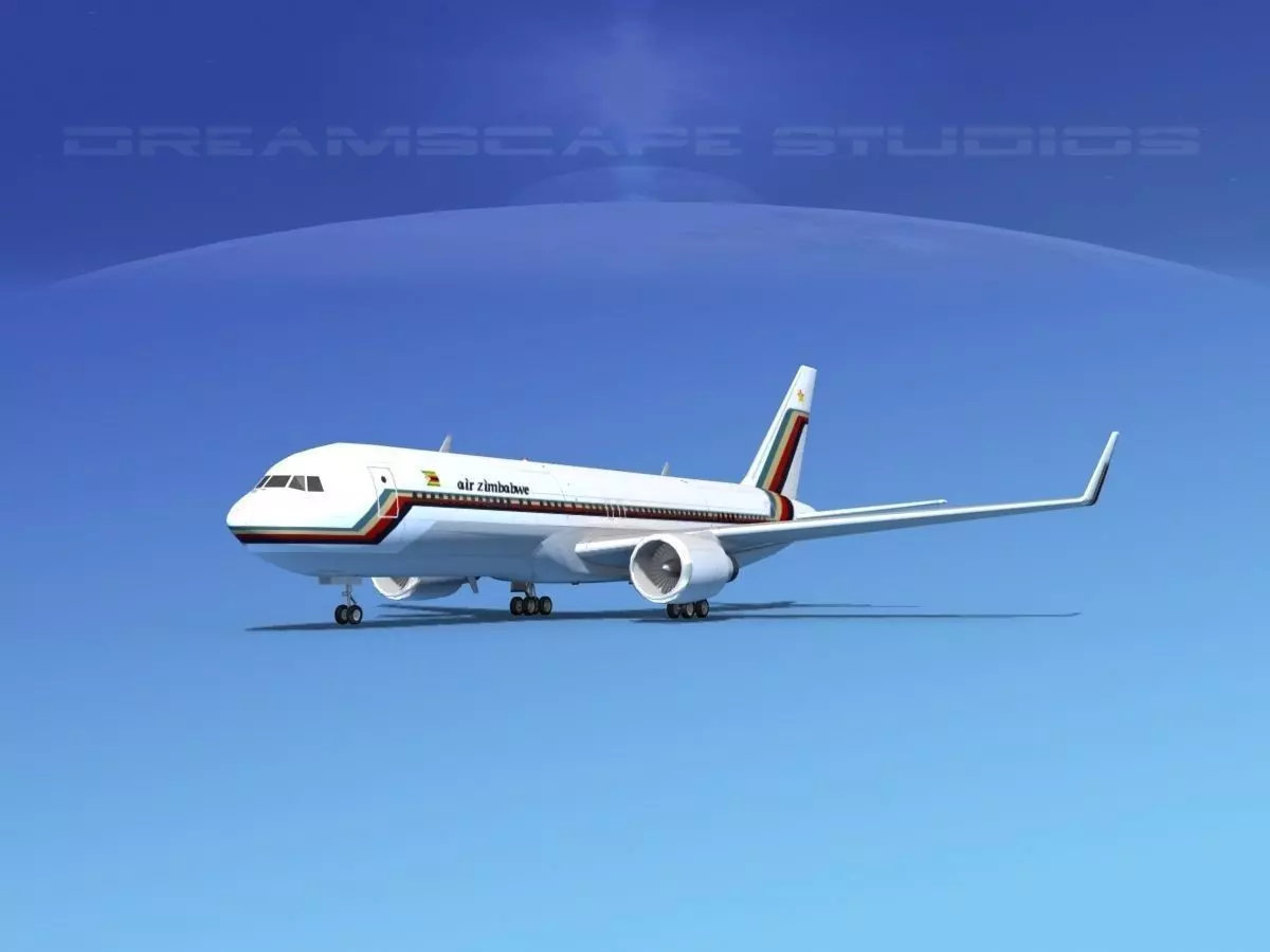 Boeing 767-300 Air Zimbabwe 3D model