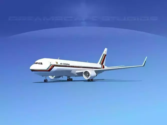 Boeing 767-300 Air Zimbabwe 3D model