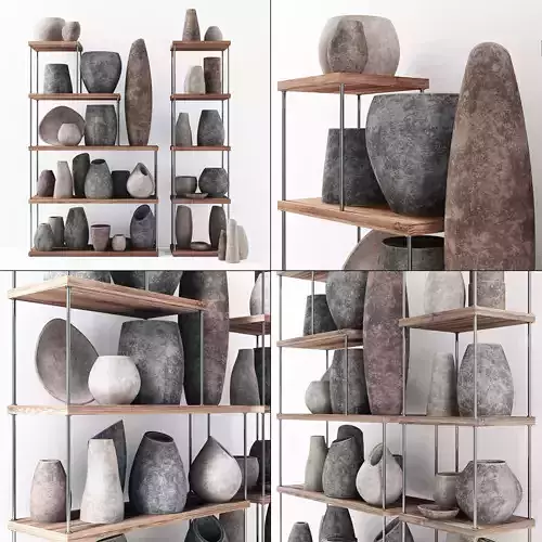 Dishes stone decor